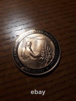 James Madison Father of the Bill of Rights & J. Adams silver and bronze medals