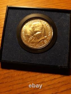 James Madison Father of the Bill of Rights & J. Adams silver and bronze medals
