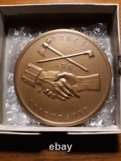 James Madison Father of the Bill of Rights & J. Adams silver and bronze medals