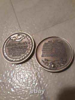 James Madison Father of the Bill of Rights & J. Adams silver and bronze medals
