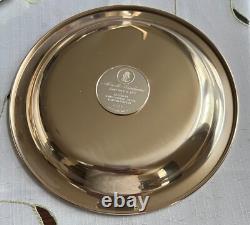 James Wyeth Solid Sterling Silver 8 Plate Along The Brandywine Limited Franklin