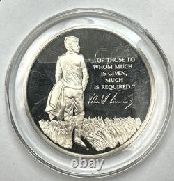 John F Kennedy Sterling Silver Proof Round. 925 Franklin Mint 66.5g