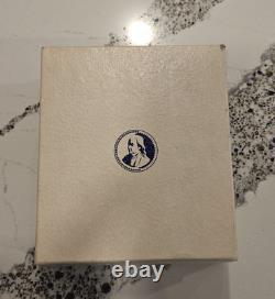 John F. Kennedy The Franklin Mint Sterling Silver Medal COA 1000 grains