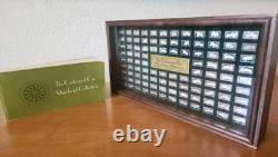 KE Franklin Mint Sterling Silver. 925 Centennial Car Mini Ingot Bars (100) +book