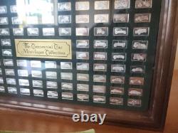 KE Franklin Mint Sterling Silver. 925 Centennial Car Mini Ingot Bars (100) +book