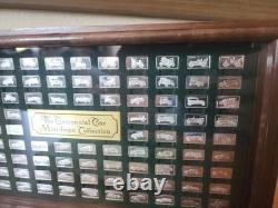 KE Franklin Mint Sterling Silver. 925 Centennial Car Mini Ingot Bars (100) +book