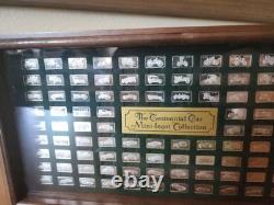 KE Franklin Mint Sterling Silver. 925 Centennial Car Mini Ingot Bars (100) +book