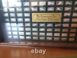 KE Franklin Mint Sterling Silver. 925 Centennial Car Mini Ingot Bars (100) +book