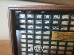 KE Franklin Mint Sterling Silver. 925 Centennial Car Mini Ingot Bars (100) +book