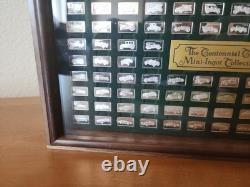 KE Franklin Mint Sterling Silver. 925 Centennial Car Mini Ingot Bars (100) +book