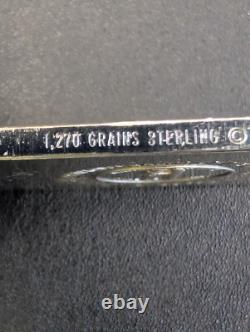 Kentucky State Flag 1,270 Grains. 925 Sterling Silver 2.6oz Franklin Mint