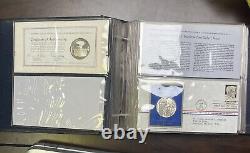 LOT #1-21 Postmasters of America Medallic FDC 1974.925 Sterling Silver Medals