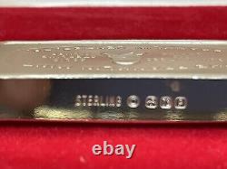 LOT 3 Franklin Mint Christmas Ingot 1000 Grains Sterling Silver 1972 1973 1974