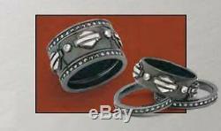Ladies Spirit of Harley Stacking Ring Silver Version from Franklin Mint SZ 7