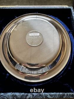 Limited Edition Franklin Mint Abe Lincoln Solid Sterling Silver With24k Gold