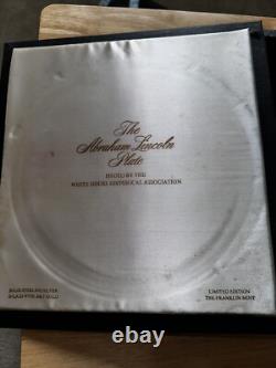 Limited Edition Franklin Mint Abe Lincoln Solid Sterling Silver With24k Gold