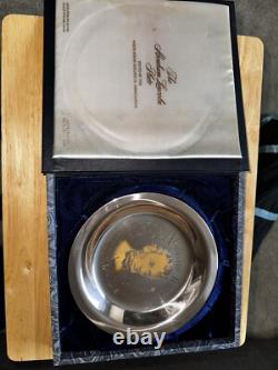 Limited Edition Franklin Mint Abe Lincoln Solid Sterling Silver With24k Gold
