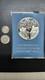 Lot Of 2 China Coins & A Sterling Silver Franklin Mint Journey For Peace Medal