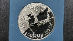 Lot Of 2 China Coins & A Sterling Silver Franklin Mint Journey For Peace Medal