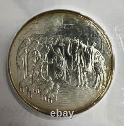 Lot Of 6 Proof Sterling Silver Medals The Franklin Mint In Lucite Holders