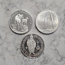 Lot of 3.925 Sterling Silver Rounds 2.547 Troy Oz (READ)