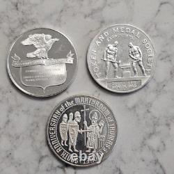 Lot of 3.925 Sterling Silver Rounds 2.547 Troy Oz (READ)