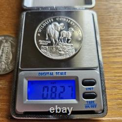 Lot of 3.925 Sterling Silver Rounds 2.547 Troy Oz (READ)