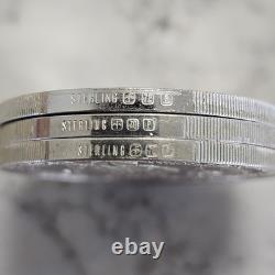 Lot of 3.925 Sterling Silver Rounds 2.547 Troy Oz (READ)