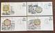 Lot Of 4 1972 Franklin Mint Great Historic Sites Proof Silver Medal. 925 Silver
