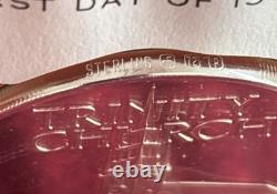 Lot of 4 1972 Franklin Mint Great Historic Sites Proof Silver Medal. 925 Silver