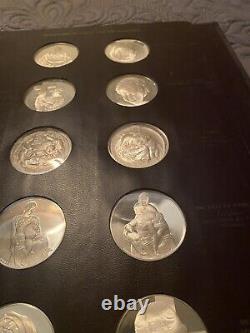Lot of 60 Frescoes From the Sistine Chapel Ceiling Sterling Silver Coins. 925
