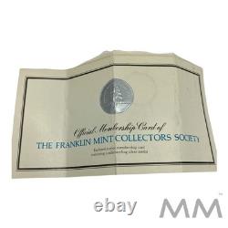 Lot of 7 Silver 925 FRANKLIN MINT Collectors Society Coins 74,75,76,77,78,79,80