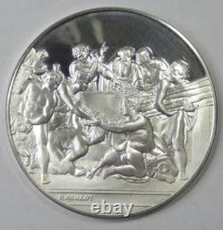 Lot x 11 Genius of Michaelangelo Franklin Mint. 925 Sterling Silver Art Rounds