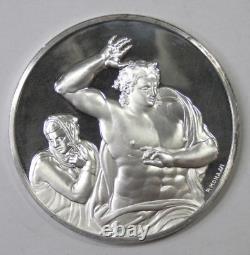 Lot x 11 Genius of Michaelangelo Franklin Mint. 925 Sterling Silver Art Rounds