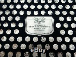 (MA6) Franklin Mint History of United States Sterling Silver Mini Coin Set