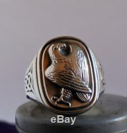 Men's Georg Jensen Eagle Ring Franklin Mint Size 10 Sterling Silver