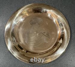 Mother and Child 1972 Franklin Mint Sterling Silver Plate, Irene Spencer