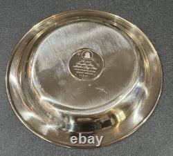 Mother and Child 1972 Franklin Mint Sterling Silver Plate, Irene Spencer