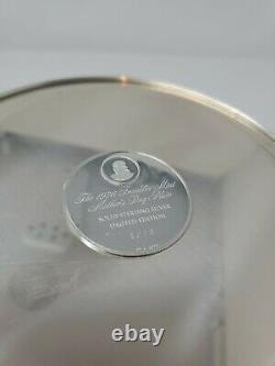 Mother and Child 1976 Franklin Mint Sterling Silver Plate Irene Spencer