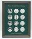 Norman Rockwell's Spirit Of Scouting Sterling Silver Proof 12 Coin Set Withcoa