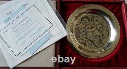 NORMAN ROCKWELL STERLING SILVER PLATE Franklin Mint The Carolers 1972 in box