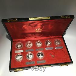 National Collectors Society Proof Sterling Silver Medals (Quantity 18 Total)