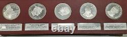 National Commemorative Society Series II Sterling Silver 50 Medal Set Proof