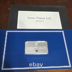 Nephrite Real Gem Bar James Pascoe 1981 New Zealand Rare Sterling Silver Bar