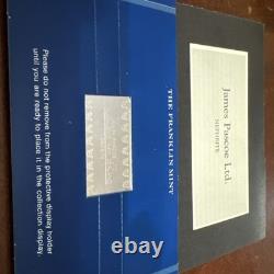 Nephrite Real Gem Bar James Pascoe 1981 New Zealand Rare Sterling Silver Bar