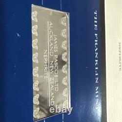 Nephrite Real Gem Bar James Pascoe 1981 New Zealand Rare Sterling Silver Bar