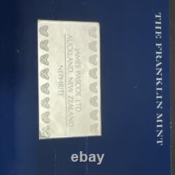 Nephrite Real Gem Bar James Pascoe 1981 New Zealand Rare Sterling Silver Bar