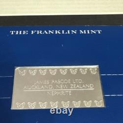 Nephrite Real Gem Bar James Pascoe 1981 New Zealand Rare Sterling Silver Bar