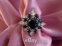 New Franklin Mint 1996 Sterling Silver Ring Star North Sz 9 1/2 Price Reduced