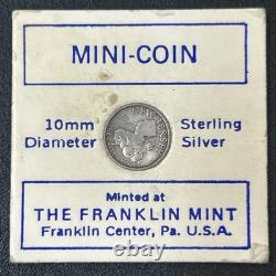 New Jersey Franklin Mint Sterling Silver States Of The Union Mini Coin